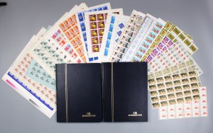 Poland, nearly 2,500 stamps cashiered in claspers and sheets (1401)