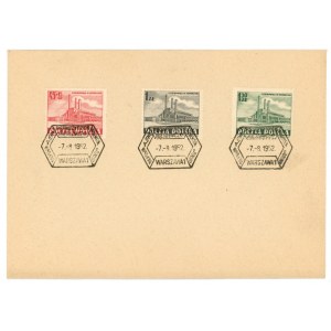Elektrownia w Jaworznie, seria, 1952. Koperta FDC (904)