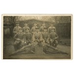 Fotografia wojskowa z obiegiem, wysłana z Berlina 27.12.1915. Stempel formacyjny (912)