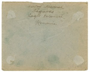 Envelope, internment camp for Polish soldiers in Făgăraş, Romania, 1940 (918)