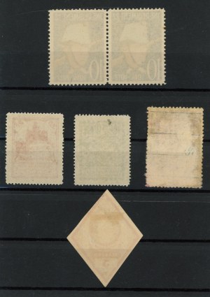 Russia, Czechoslovakia, Germany set of bricks, stickers 6 pcs. (930)