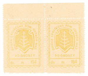 Local fee, Welfare of Ostrów Maz. district. 50 groszy. Parka (931)