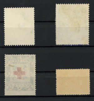 Poland set of stickers and fees, (4 pcs) (933)
