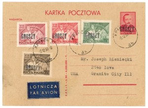 Congress of Unity of the People's Movement 1950 - series of stamps overprinted with 