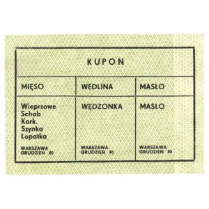 Karta zaopatrzeniowa, woj. warszawskie, grudzień 1980 (944)