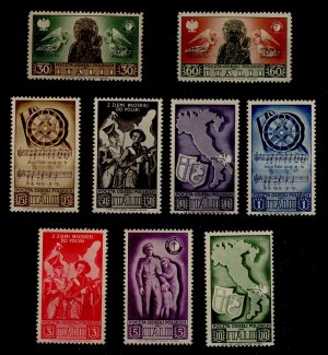 Post of Polish settlements in Italy 1946, series (1011)
