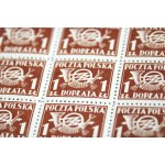 Część arkusza znaczka dopłaty za 1 zł, 1949 (1102)