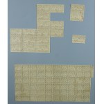 Zestaw fragmentów arkuszy znaczków Wolnego Miasta Gdańska (1105)
