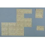 Zestaw fragmentów arkuszy znaczków Wolnego Miasta Gdańska (1105)