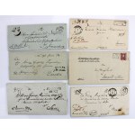Set of folding letters, Gdansk, Szczecin, Stargard, Lviv. Total of 15 pieces. (1107)