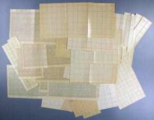 Sheets and fragments of German stamp sheets (1108)