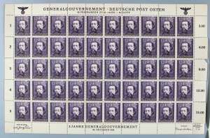 Germany, GG, stamp sheet set (3 pcs.) (1109)