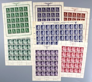 GG stamp sheets (7 pcs.) (1113)