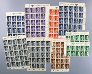 Fragments of GG stamp sheets (1114)