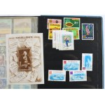 Klaser, znaczki Czechosłowacja, Węgry, Rumunia, Bułgaria, NRD. 342 szt. (1017)