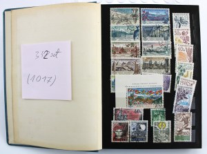 Cluster, stamps Czechoslovakia, Hungary, Romania, Bulgaria, GDR. 342 pieces. (1017)