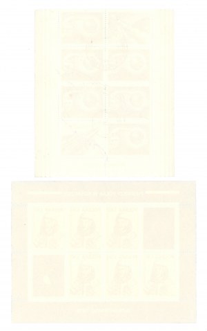 First Pole in Space 1978 - Intercosmos, set of two sheets, one autographed (220)