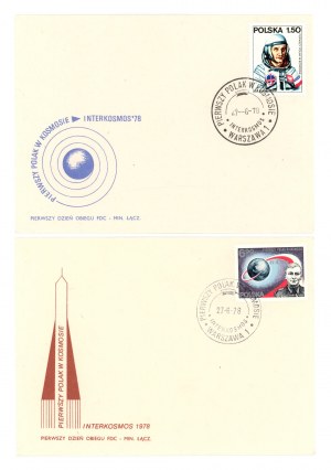 First Pole in Space - Intercosmos, 1978, first day of circulation envelopes (221)