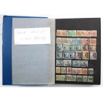 Klaser, stamps Poland. Checkered. 1800 pieces and blocks (1204)