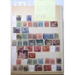 Klaser, stamps Poland. Uncancelled and cancelled. 407 pieces. (1303)