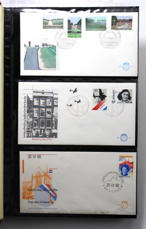 FDC Netherlands Envelopes, 88 pcs. (1350)