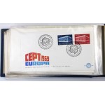 Koperty FDC Holandia, 87 szt. (1351)