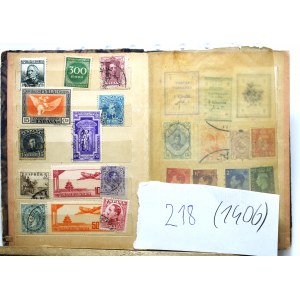 Europa, zestaw znaczków 218 szt. w klaserze (1406)