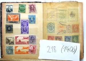 Europe, stamp set of 218 stamps in a cluster (1406)