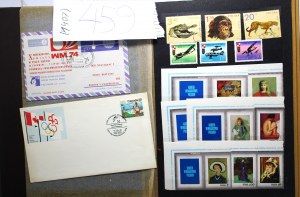 Poland, blank and cancelled, stamp set of 459 stamps in a cluster (1407)