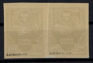 Upper Silesia, Insurgent Post Office, Korfanty issue, cut parka (1379)