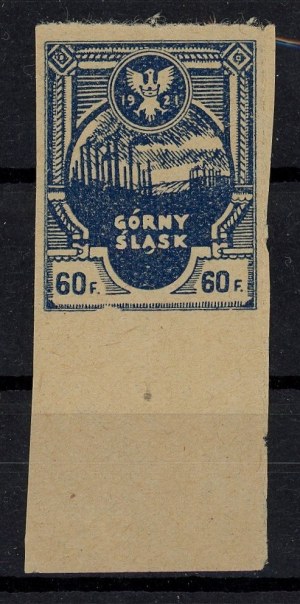Upper Silesia, Insurgent Post Office, Korfanty issue, cut stamp (1376)