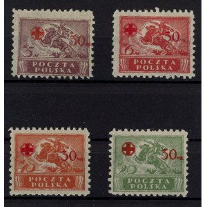 Wydanie przedrukowe z dopłatą na Polski czerwony Krzyż, 1921. Seria. Gwarancja (1372)
