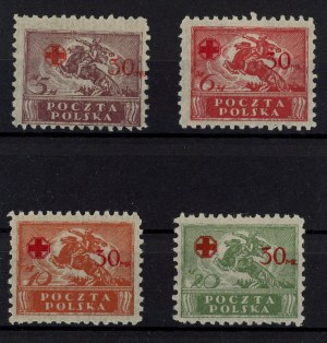 Reprint edition with surcharge on Polish Red Cross, 1921. series. Warranty (1372)