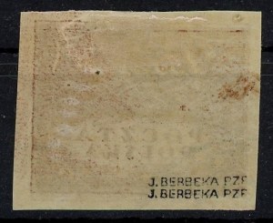 Crown currency issue 1919. double stamp printing for 1.5 kor. Guarantee (1369)
