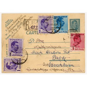 Internowanie w Rumunii - obóz Slatina, karta pocztowa wysłana 4.XII.1939 (1368)