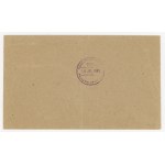 List ze stemplem Kadra Zapasowa Żandarmerii oraz Polska Poczta Polowa z 30.06.1945 (1363)