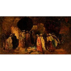 ADOLPHE-JOSEPH-THOMAS MONTICELLI (Marsiglia 1824 - 1886), Orientalist scene