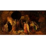 ADOLPHE-JOSEPH-THOMAS MONTICELLI (Marsiglia 1824 - 1886), Orientalist scene