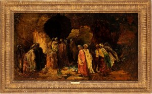 ADOLPHE-JOSEPH-THOMAS MONTICELLI (Marsiglia 1824 - 1886), Orientalist scene