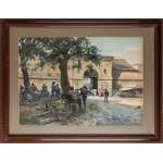 ETTORE ROESLER FRANZ (Roma 1845 - 1907), Porta Angelica in Rome