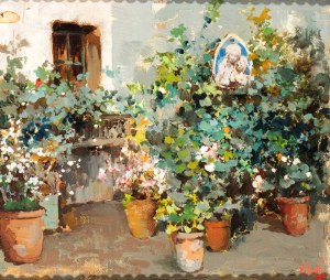 VINCENZO IROLLI (Napoli 1860 - 1949), The terrace