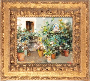 VINCENZO IROLLI (Napoli 1860 - 1949), The terrace