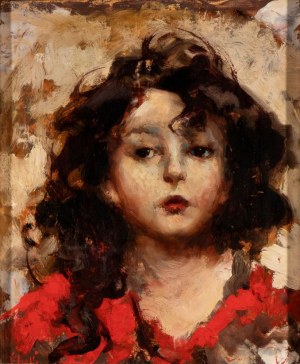 VINCENZO IROLLI (Napoli 1860 - 1949), Portrait of child