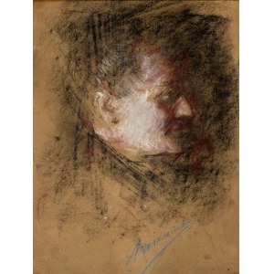 ANTONIO MANCINI (Roma 1852 - 1930), Female portrait