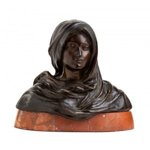 ANTONIO UGO (Palermo 1870 - 1950), Madonna with veil