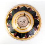 RICHARD DÖLKER (Schönberg 1896 - Kohlgraben 1955), Large plate with fishes and molluscs decoration