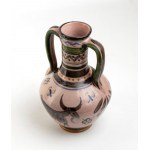 RICHARD DÖLKER (Schönberg 1896 - Kohlgraben 1955), Vase with little goats decoration