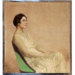 YVES EDGAR MUELLER D'ESCARS (Francia 1876 - 1958), Portrait of noblewoman