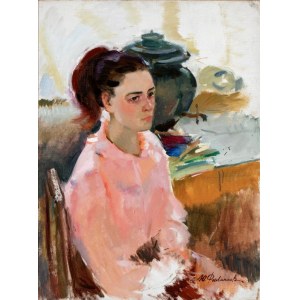 FILIPPO YURI IVANOVIC (1927), Young lady with samovar