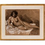 THEOPHILE ALEXANDRE STEINLEN (Losanna 1859 - Parigi 1923), Reclined nude